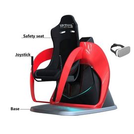 Multiple Color 9D VR Flight Simulator , Roller Coaster Arcade VR Headset