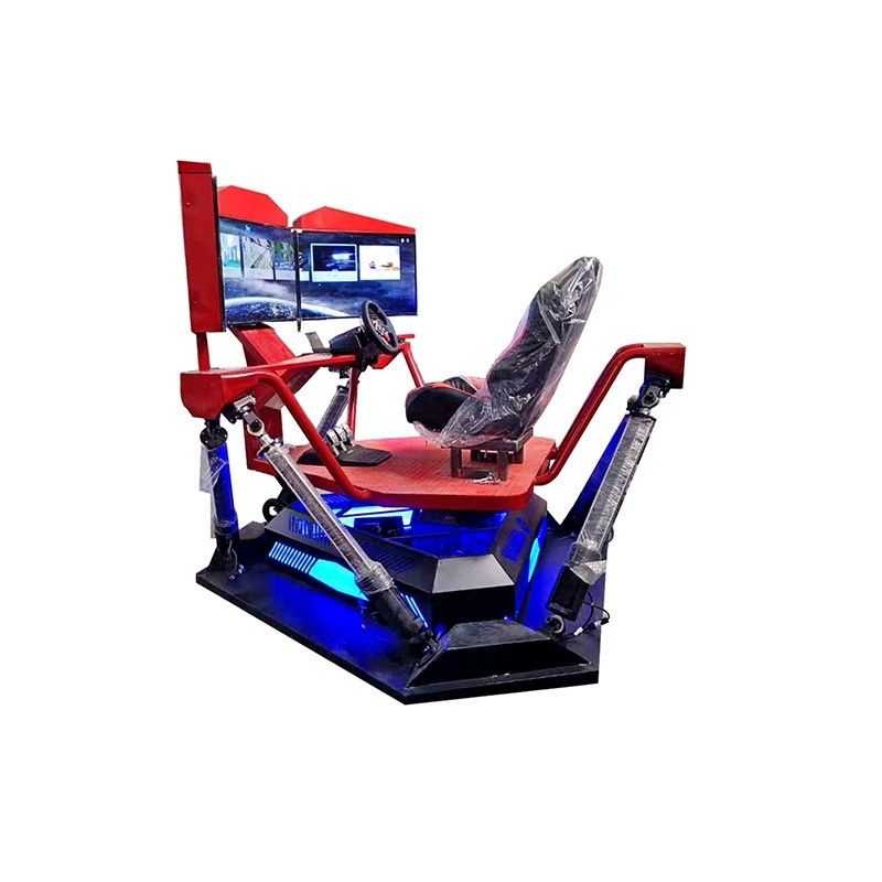 3 Screen 9D Virtual Reality Race Car Driving Simulator For Indoor Amusement